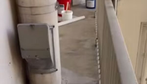 Repaired Balcony